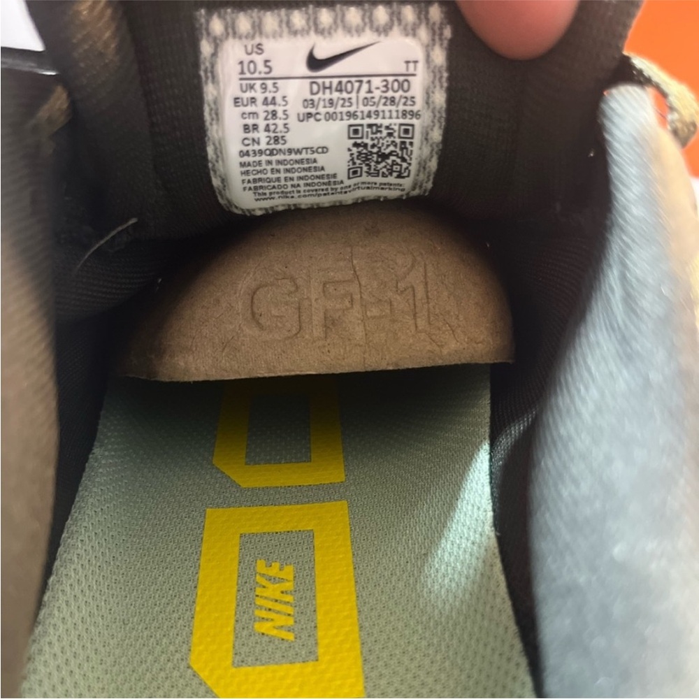 Nike Air Zoom Pegasus 39 Cargo Khaki Running Men's Shoe Size 10.5 DH4071-300 - Picture 10 of 11